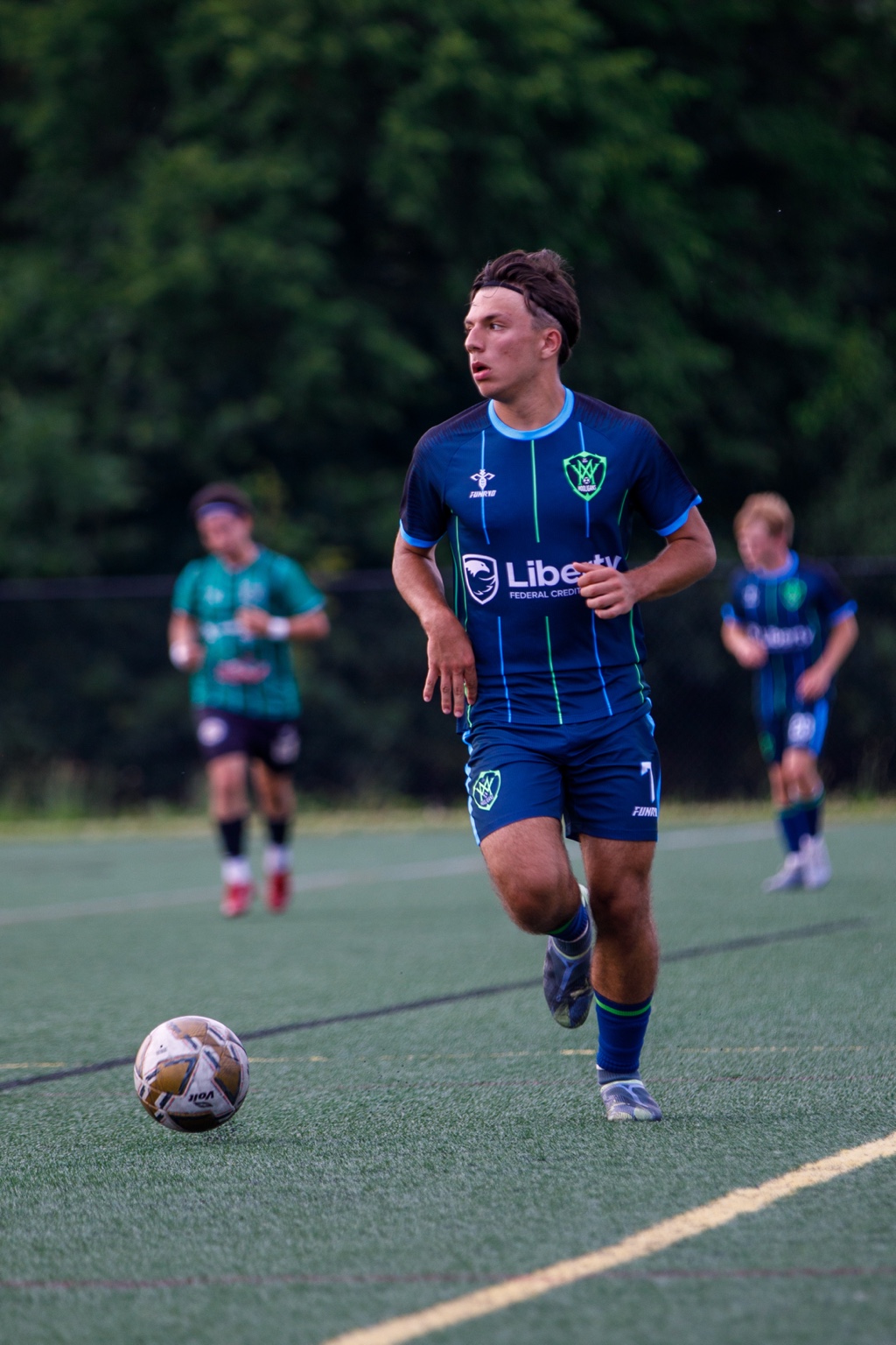 Rodolfo Giannone playing soccer